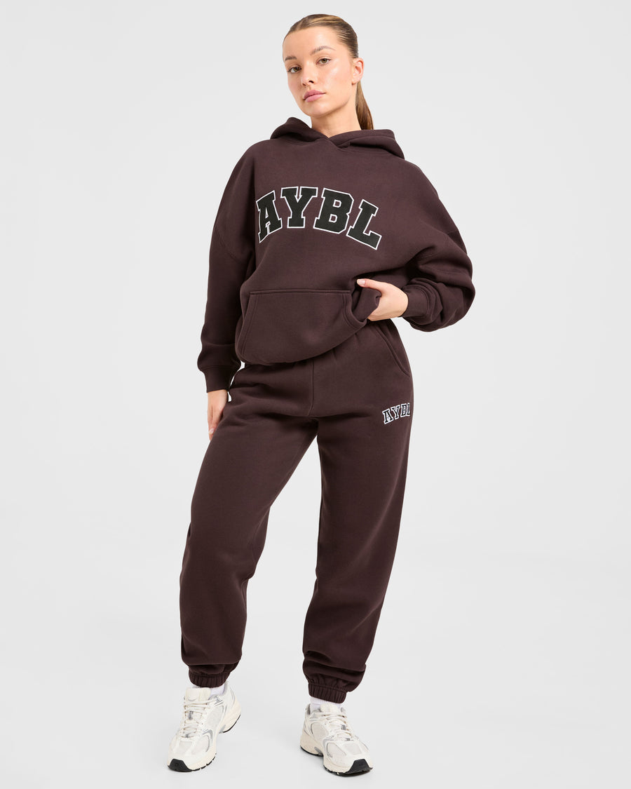 Varsity 2.0 Oversized Joggers - Cocoa Brun