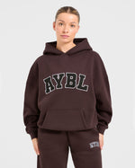 Varsity 2.0 Oversized Hoodie - Cocoa Brun