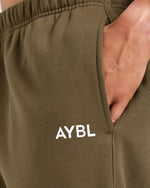 Essential Oversized Joggers- Olive Vert