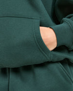 Classic Plush Oversized Hoodie - Pine Vert