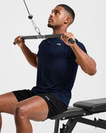Compression Relaxed T Shirt - Navy
