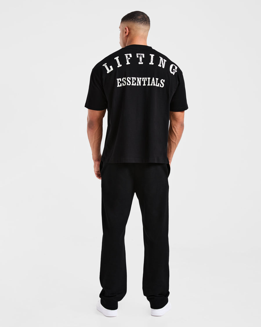 Lifting Essentials Oversized T Shirt - Noir