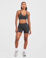 Adapt Seamless Shorts | 4.5" - Dark Charcoal