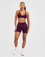 Adapt Seamless Shorts | 4.5" - Midnight Plum