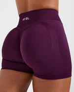 Adapt Seamless Shorts | 4.5" - Midnight Plum