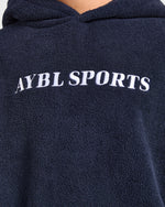 AYBL Sports Oversized Fleece Hoodie - Navy