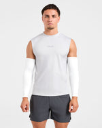 Base Layer Arm Sleeves - Blanc
