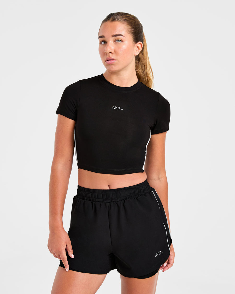 Run Top - Noir