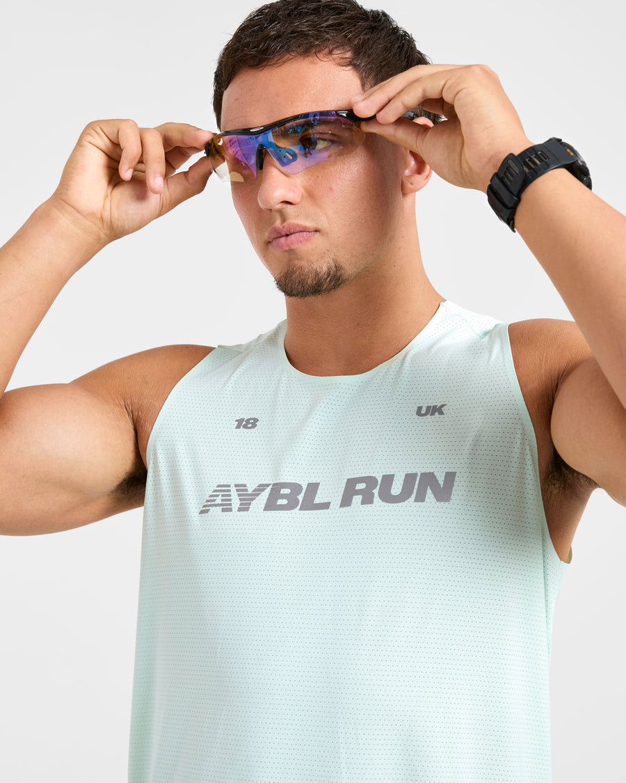 Run Loose Tank - Cool Mint