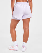 Run 2 in 1 Shorts - Ice Lilac