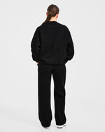 Varsity 2.0 Oversized Sweatshirt - Noir
