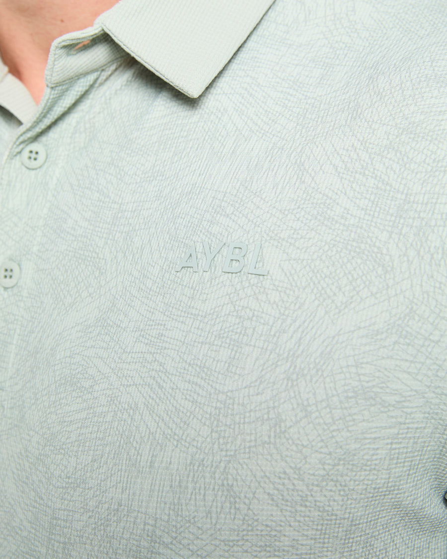 Precision Static Polo - Washed Sage