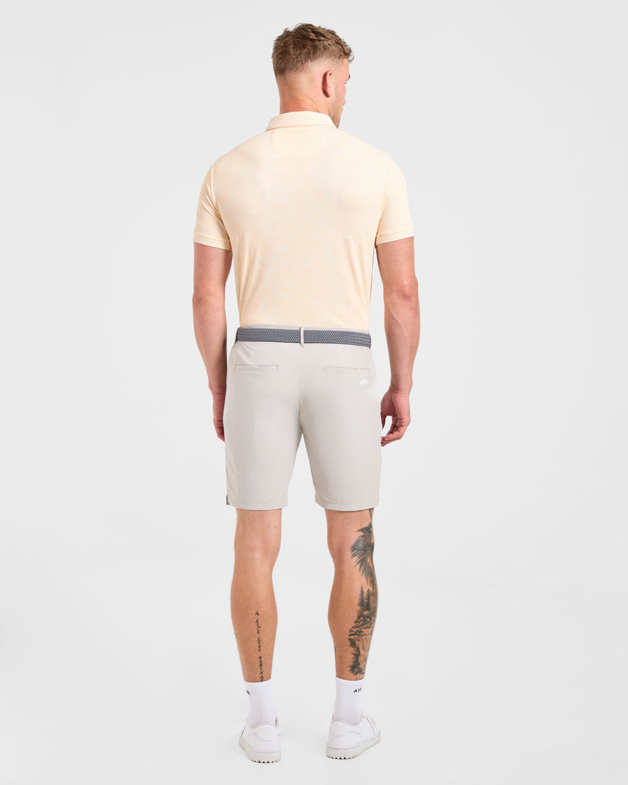 Precision Texture Polo - Peach