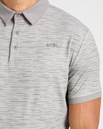 Precision Stripe Polo - Gris