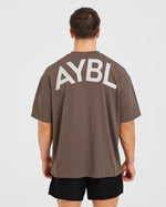 Essential Oversized T Shirt - Marron