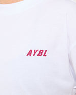 Cardio Club Oversized T Shirt - Blanc/Burgundy