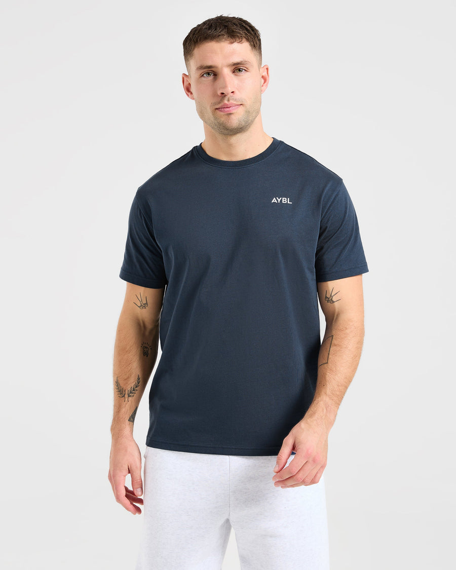 Essential T Shirt - Navy Bleu