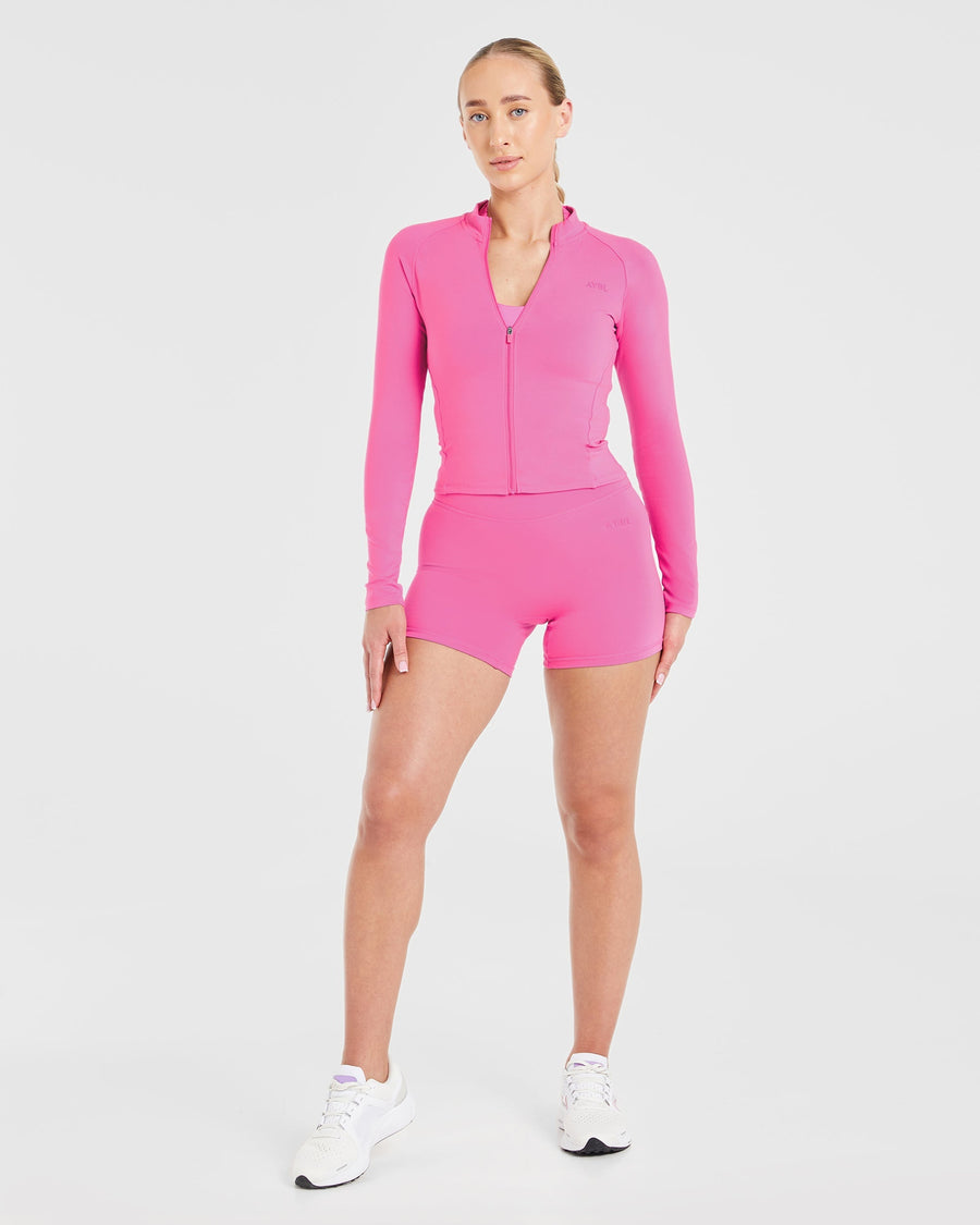Staple Zip Jacket - Summer Rose