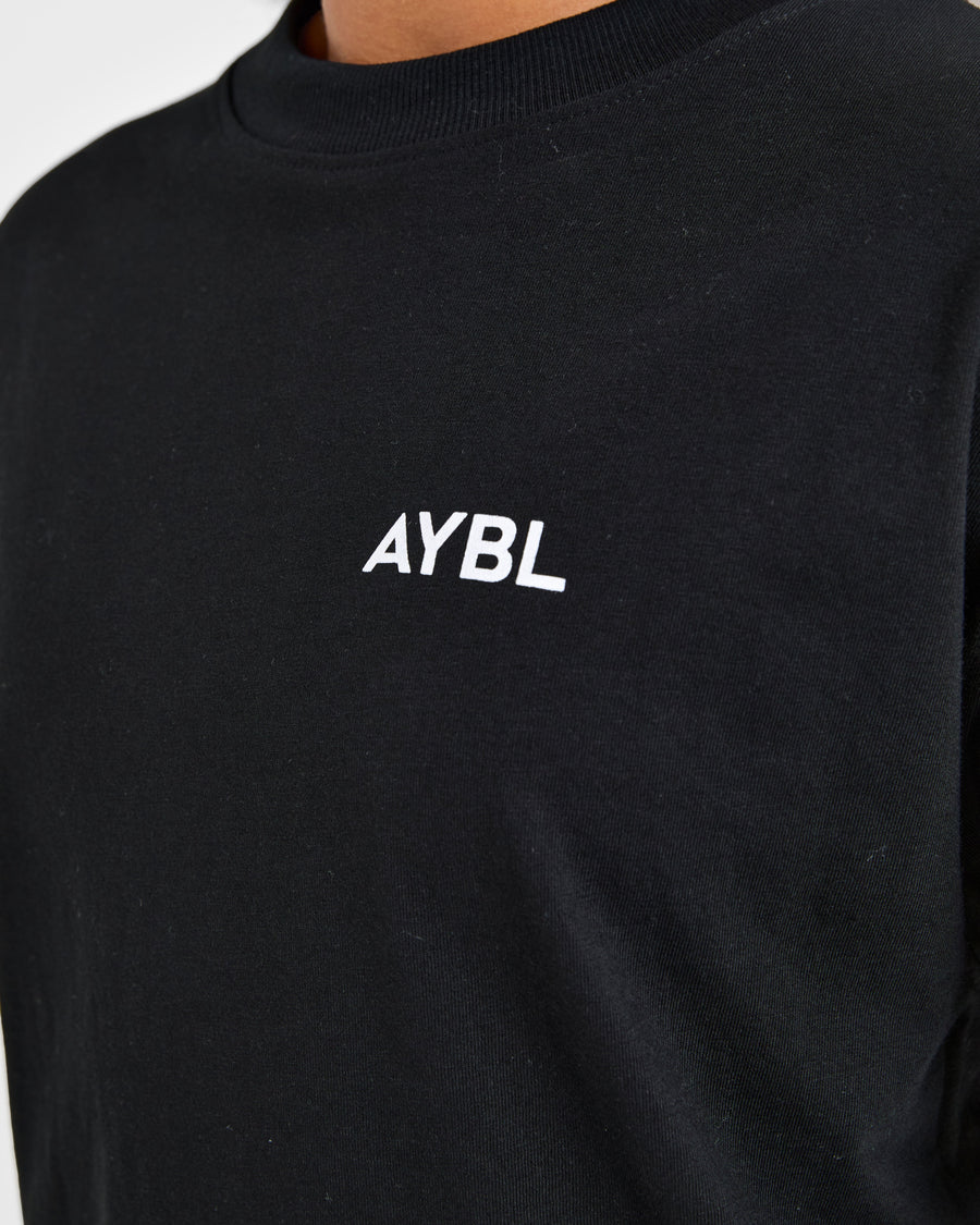Lift Graphic Oversized T Shirt - Noir