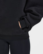 Sport Outline Oversized Hoodie - Noir