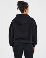Sport Outline Oversized Hoodie - Noir