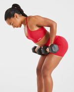 Adapt Seamless Sports Bra - Salsa Rouge