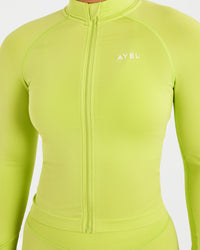 Adapt Seamless Jacket - Lime Vert