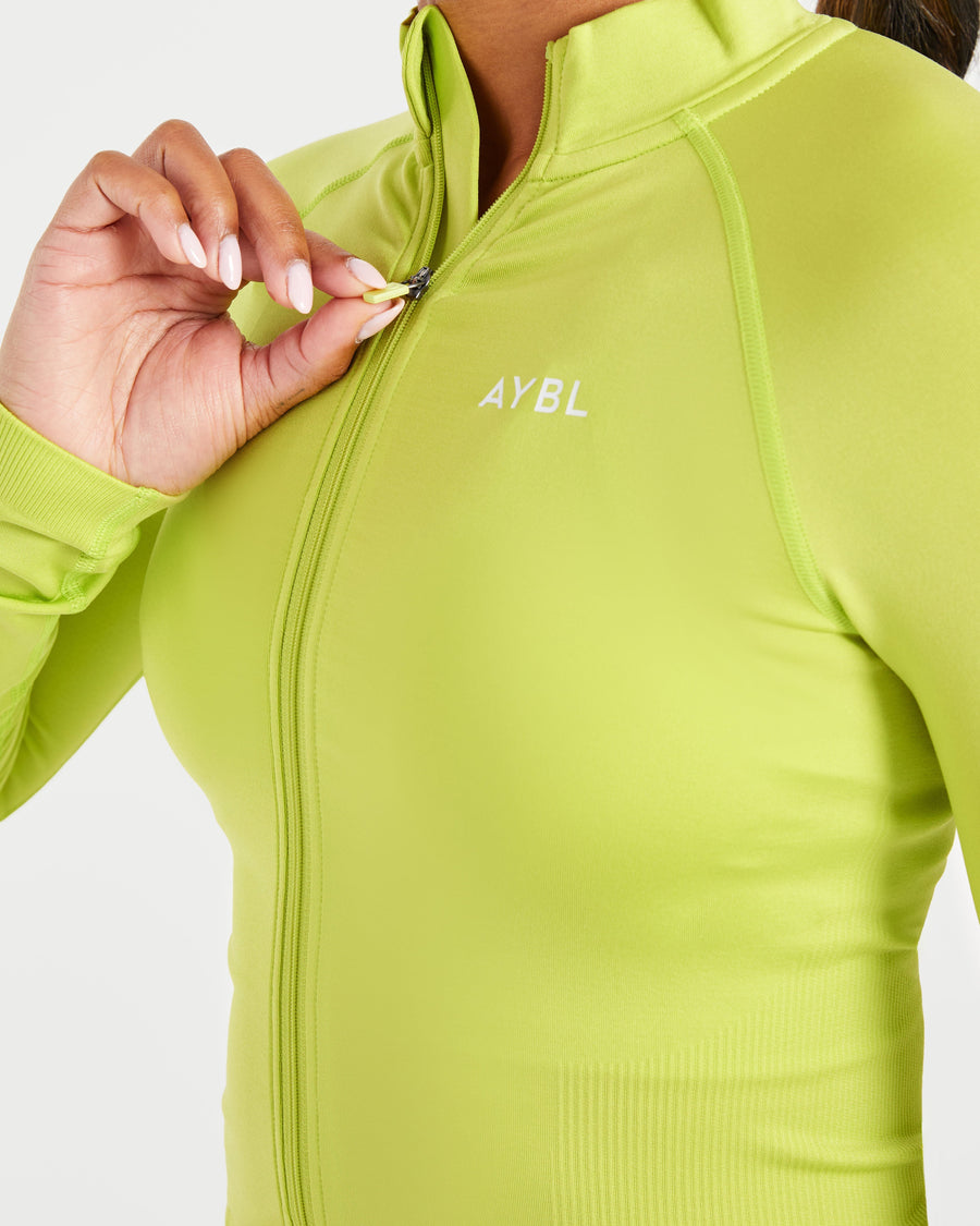 Adapt Seamless Jacket - Lime Vert
