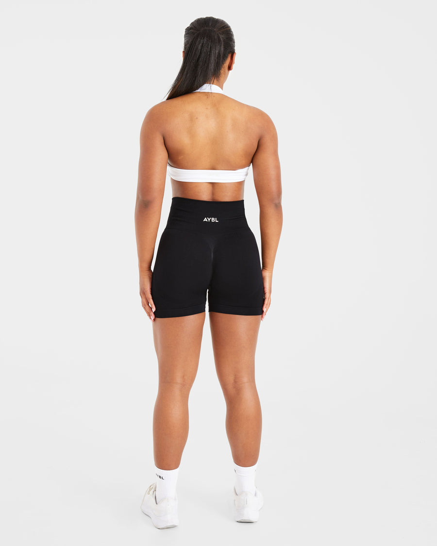 Essential Halterneck Sports Bra - Blanc