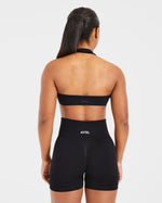 Essential Halterneck Sports Bra - Noir