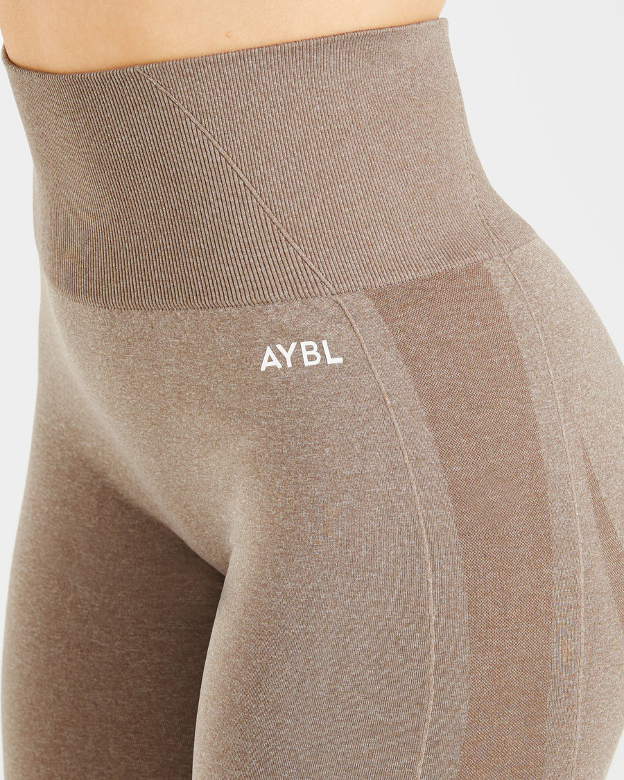 Empower Seamless Leggings - Taupe Marl