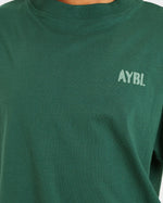 Athletics Strength Club Oversized T Shirt - Forest Vert