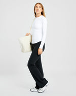 Sculpt Long Sleeve Top - Blanc