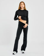 Sculpt Long Sleeve Top - Noir
