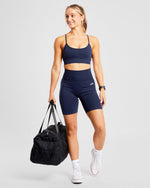 Empower Seamless Cycling Shorts - Navy