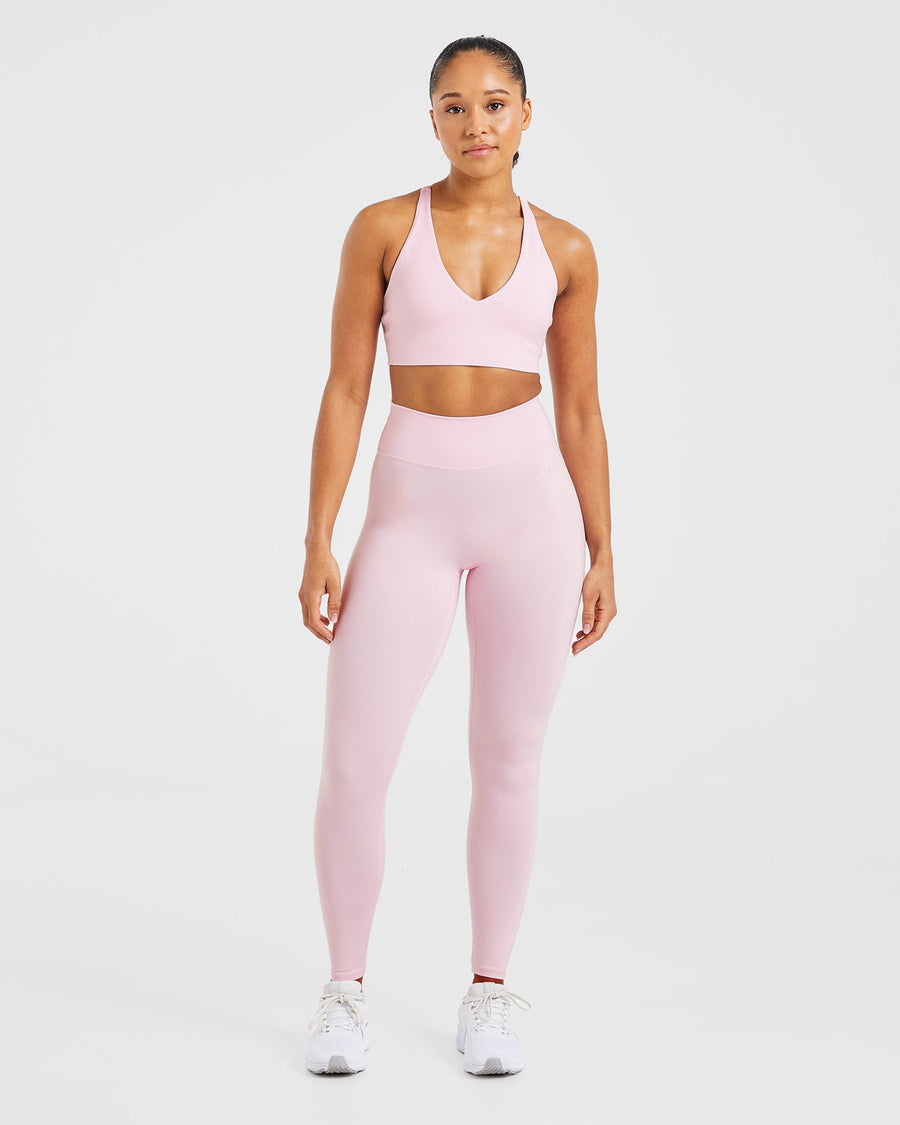 Staple Sports Bra - Pastel Rose