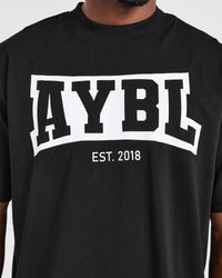 Academy Oversized T Shirt - Noir