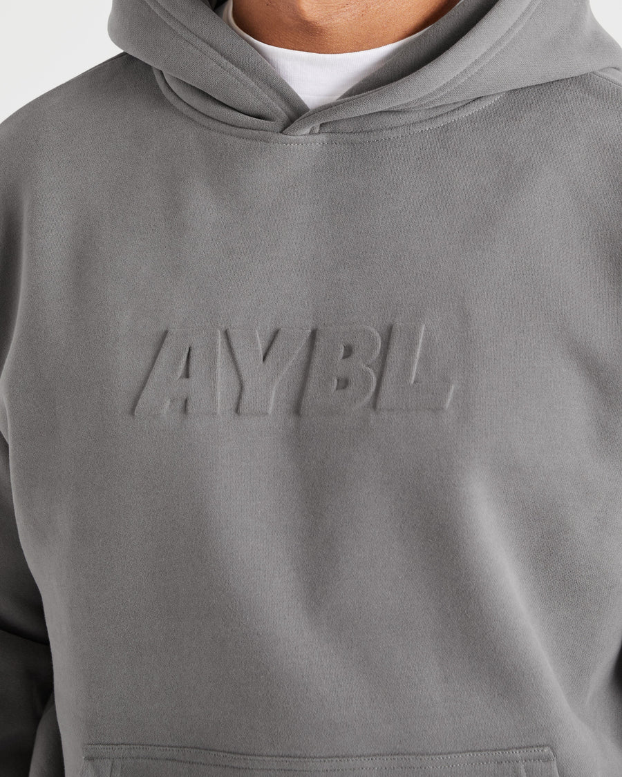 Etched Hoodie - Steel Grey