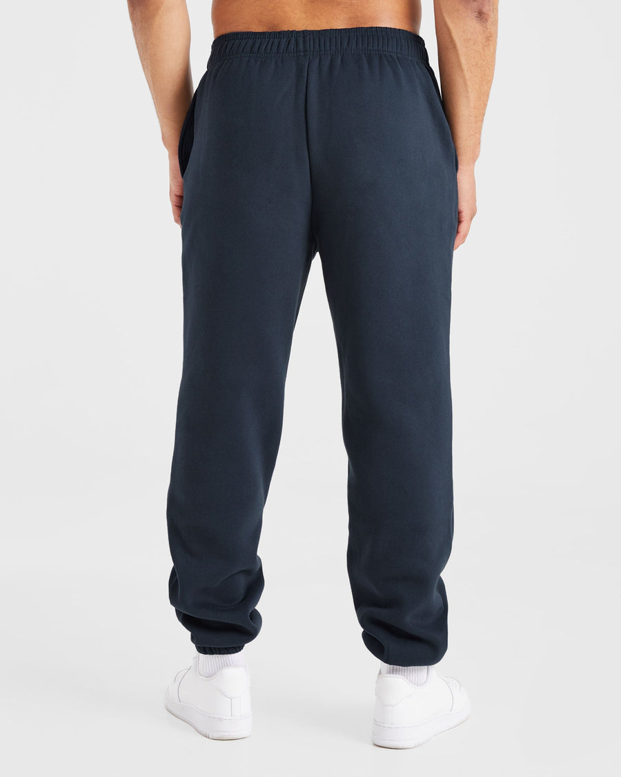 Etched Joggers - Navy