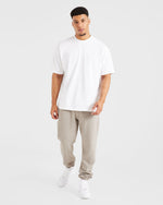 Essential Oversized Joggers - Stone