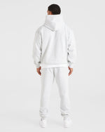 Essential Oversized Hoodie - Grey Marl