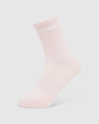 Everyday Crew Socks (3 Pack) - Blue/Purple/Pink
