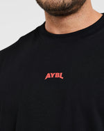 Wesley Vissers X Beyond Limits Oversized T Shirt - Noir/Charcoal