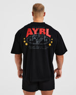 Wesley Vissers X Beyond Limits Oversized T Shirt - Noir/Charcoal