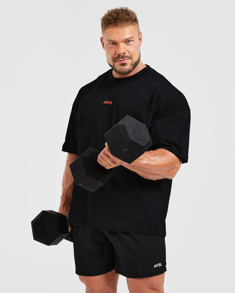 Wesley Vissers X Beyond Limits Oversized T Shirt - Noir/Charcoal