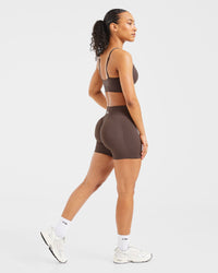 Adapt Seamless Shorts | 4.5" - Brun