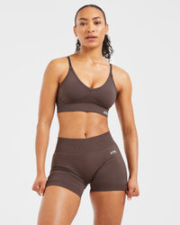 Adapt Seamless Shorts | 4.5" - Brun