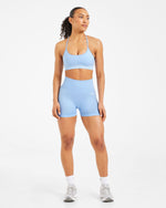 Empower Seamless Shorts - Sky Bleu