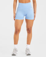 Empower Seamless Shorts - Sky Bleu