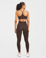 Staple Sports Bra - Coffee Brun